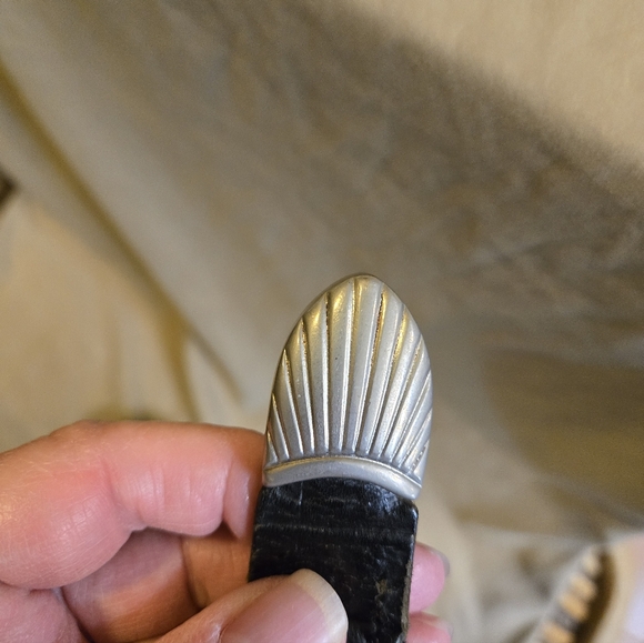 Nanni Vintage Leather & Silver Belt - Picture 7 of 12